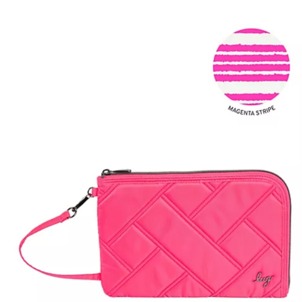 Lug Classic Zip Wristlet Wallet - Halfpipe MAGENTA